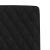Scaune de sufragerie 6 buc. negru material textil GartenMobel Dekor