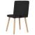 Scaune de sufragerie 6 buc. negru material textil GartenMobel Dekor