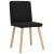 Scaune de sufragerie 6 buc. negru material textil GartenMobel Dekor