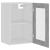 Dulap de sticlă suspendat gri beton 40x31x60 cm lemn prelucrat GartenMobel Dekor