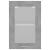 Dulap de sticlă suspendat gri beton 40x31x60 cm lemn prelucrat GartenMobel Dekor