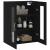 Dulap cu montaj pe perete, negru, 69,5x34x90 cm GartenMobel Dekor