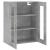Dulap cu montaj pe perete, gri beton, 69,5x34x90 cm GartenMobel Dekor