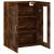 Dulap montat pe perete, stejar fumuriu, 69,5x34x90 cm GartenMobel Dekor