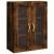 Dulap montat pe perete, stejar fumuriu, 69,5x34x90 cm GartenMobel Dekor