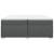 Pat box spring cu saltea, gri închis, 200x200 cm, textil GartenMobel Dekor