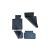 Covoare cauciuc compatibile BMW Seria 5 G30 2017-2024  Cod: KROM004 Automotive TrustedCars