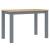 Set de sufragerie din 5 piese Panama din lemn masiv de pin gri GartenMobel Dekor