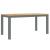 Set de sufragerie din 4 piese Panama din lemn masiv de pin gri GartenMobel Dekor