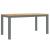 Set de sufragerie din 5 piese Panama din lemn masiv de pin gri GartenMobel Dekor