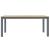 Set de sufragerie din 5 piese Panama din lemn masiv de pin gri GartenMobel Dekor
