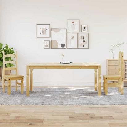 Set de sufragerie din 3 piese „Panama” din lemn masiv de pin GartenMobel Dekor