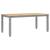 Set de sufragerie din 3 piese Panama din lemn masiv de pin gri GartenMobel Dekor