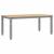 Set de sufragerie din 7 piese Panama din lemn masiv de pin gri GartenMobel Dekor