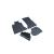 Covoare cauciuc compatibile BMW Seria 5 F10 2010-2017 Cod: KROM020 Automotive TrustedCars