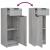 Set dulapuri de baie, 5 piese, gri sonoma, lemn prelucrat GartenMobel Dekor
