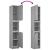 Set dulapuri de baie, 4 piese, gri sonoma, lemn prelucrat GartenMobel Dekor