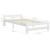 Cadru de pat, alb, 90 x 200 cm, lemn masiv de pin GartenMobel Dekor