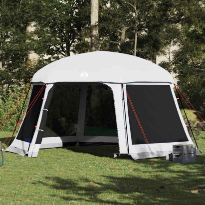 Cort de piscină cu pereți detașabili, gri 512x458 cm GartenMobel Dekor
