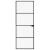 Ușă de interior negru 76x201,5 cm sticlă securiz./aluminiu slim GartenMobel Dekor