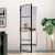 Ușă de interior negru 76x201,5 cm sticlă securiz./aluminiu slim GartenMobel Dekor