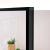 Ușă de interior negru 76x201,5 cm sticlă securiz./aluminiu slim GartenMobel Dekor