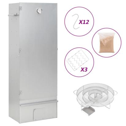 Afumătoare cuptor/grătar, generator fum rece, oțel galvanizat GartenMobel Dekor
