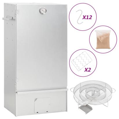 Afumătoare cuptor/grătar, generator fum rece, oțel galvanizat GartenMobel Dekor