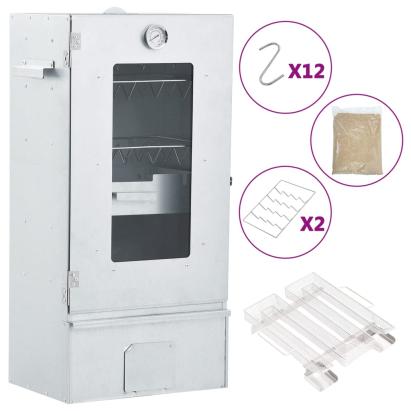 Afumătoare cuptor/grătar, generator fum rece, oțel galvanizat GartenMobel Dekor