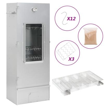 Afumătoare cuptor/grătar, generator fum rece, oțel galvanizat GartenMobel Dekor