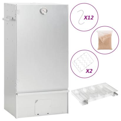 Afumătoare cuptor/grătar, generator fum rece, oțel galvanizat GartenMobel Dekor