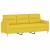 Set de canapele cu perne, 4 piese, galben deschis, textil GartenMobel Dekor