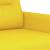 Set de canapele cu perne, 3 piese, galben deschis, textil GartenMobel Dekor
