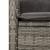 Set mobilier grădină cu perne, 9 piese, gri, poliratan GartenMobel Dekor