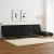 Set canapea 2 piese, negru, catifea GartenMobel Dekor