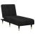 Set canapea 2 piese, negru, catifea GartenMobel Dekor