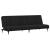 Set canapea 2 piese, negru, catifea GartenMobel Dekor