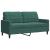 Set canapele cu perne/rulouri, 3 piese, verde închis, catifea GartenMobel Dekor