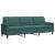 Set canapele cu perne/rulouri, 2 piese, verde închis, catifea GartenMobel Dekor