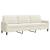 Set de canapele cu perne/rulouri, 2 piese, crem, catifea GartenMobel Dekor