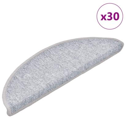 Covorașe scară 30 buc gri deschis 56x17x3 cm GartenMobel Dekor