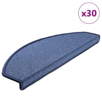 Covorașe scară 30 buc Albastru 65x24x4 cm GartenMobel Dekor