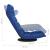 Scaun de podea pivotant, albastru, material textil GartenMobel Dekor
