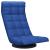Scaun de podea pivotant, albastru, material textil GartenMobel Dekor