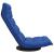 Scaun de podea pivotant, albastru, material textil GartenMobel Dekor
