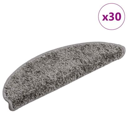 Covorașe scară 30 buc Gri 56x17x3 cm GartenMobel Dekor