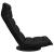 Scaun de podea pivotant, negru, material textil GartenMobel Dekor