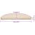 Covorașe scară 30 buc crem 56x17x3 cm GartenMobel Dekor