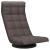 Scaun de podea pivotant, gri taupe, material textil GartenMobel Dekor
