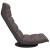 Scaun de podea pivotant, gri taupe, material textil GartenMobel Dekor